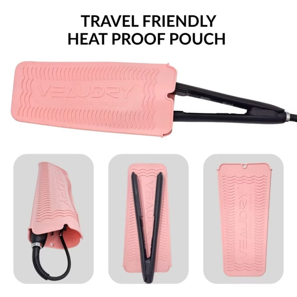 Veaudry Heat Mat & Pouch - Pink