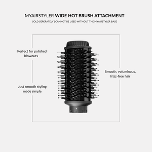 Veaudry myAirStyler [3-in-1] Hot Brush & Air Curler