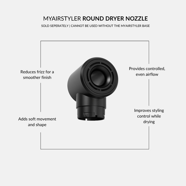 Veaudry myAirStyler - Round Dryer Nozzle