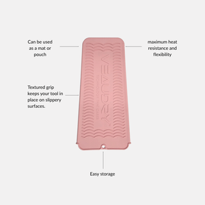 Veaudry Heat Mat & Pouch - Pink