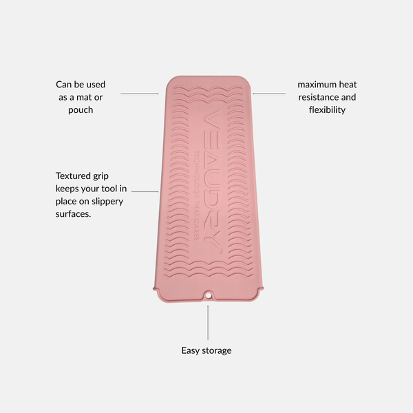 Veaudry Heat Mat & Pouch - Pink