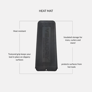 Veaudry Heat Mat & Pouch - Black