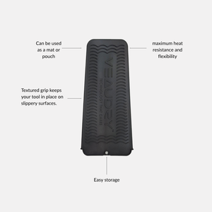 Veaudry Heat Mat & Pouch - Black