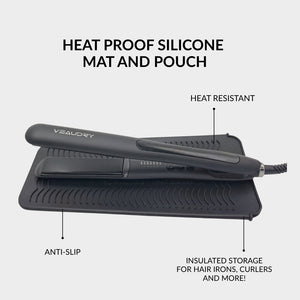 Veaudry Heat Mat & Pouch - Black