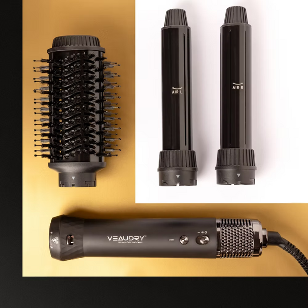 Veaudry myAirStyler [2-in-1] Hot Brush & Air Curler